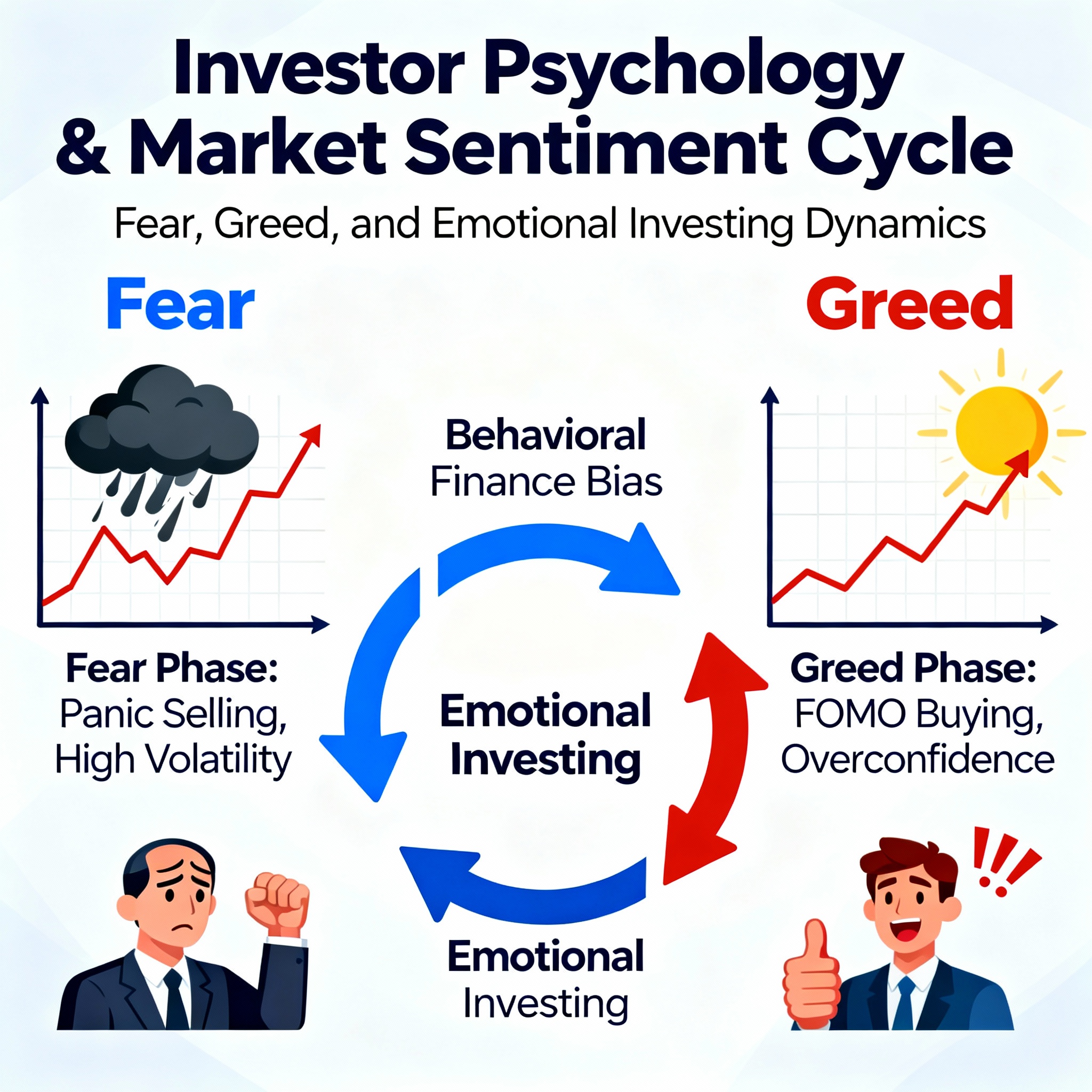 Investor Psychology: Navigating Fear, Greed, and Market Sentiment Cycles