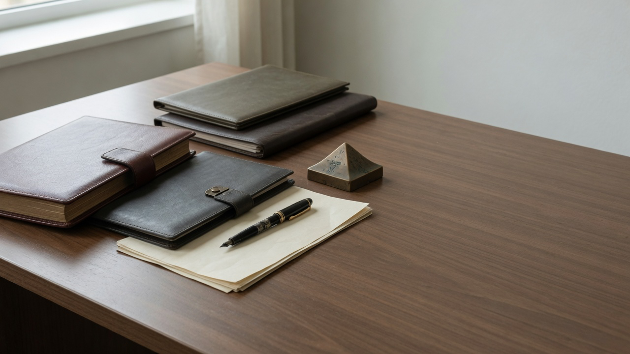 AI-generated editorial image: A calm corporate treasury office desk with bond documentation, a fountain pen, and soft morning daylight.